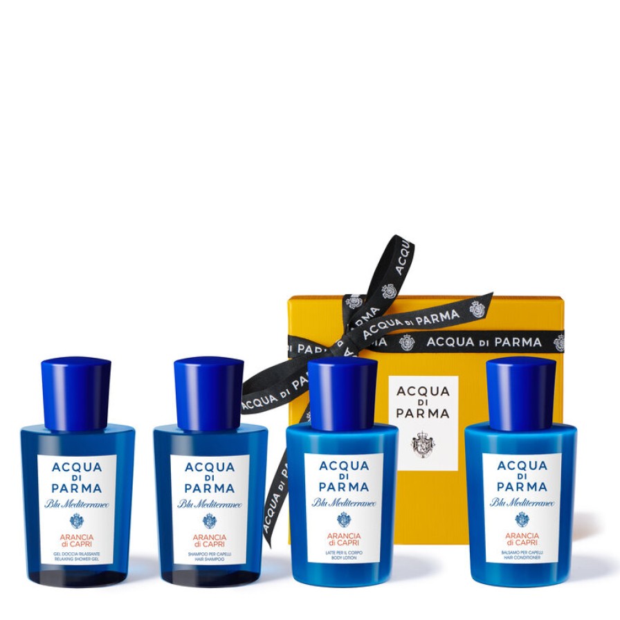 Acqua di Parma Set Corpo | Arancia Di Capri Bath Routine Blu Mediterraneo | Acqua Di Parma