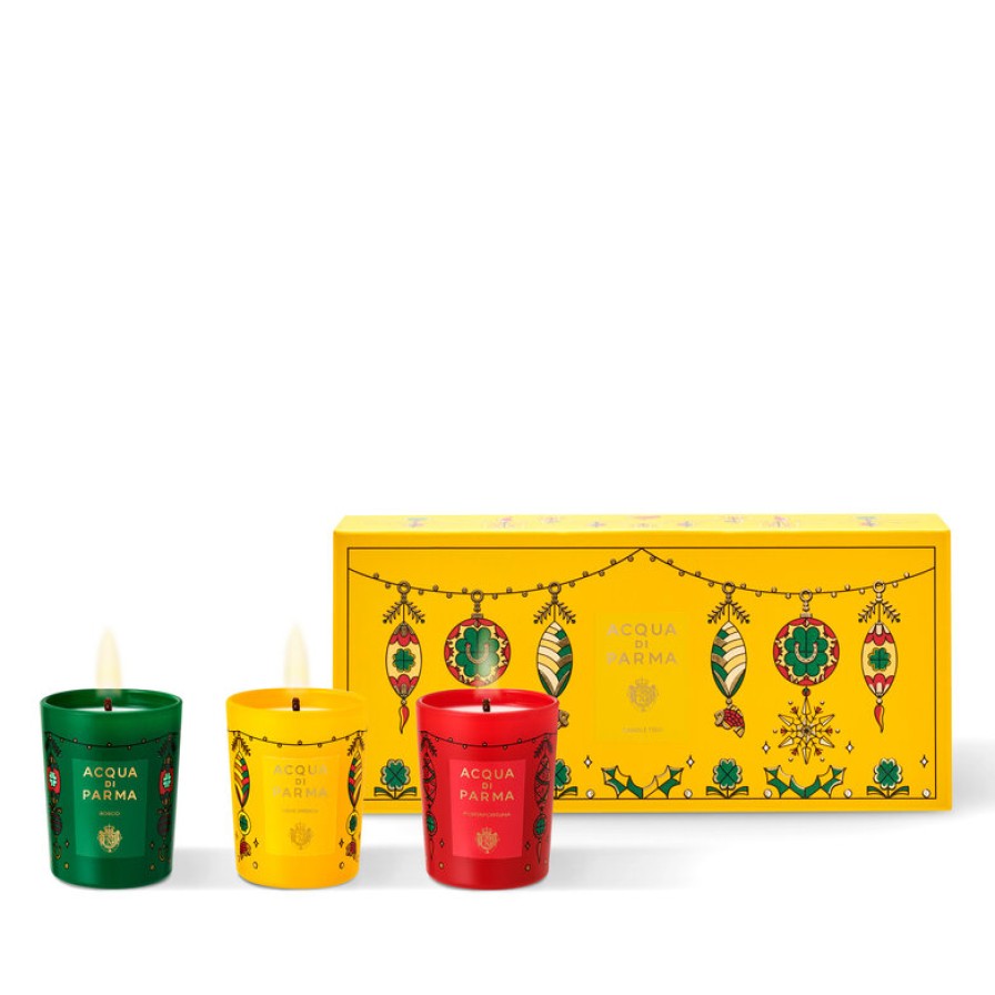 Acqua di Parma Italian Moments | Holiday Candle Trio | Acqua Di Parma