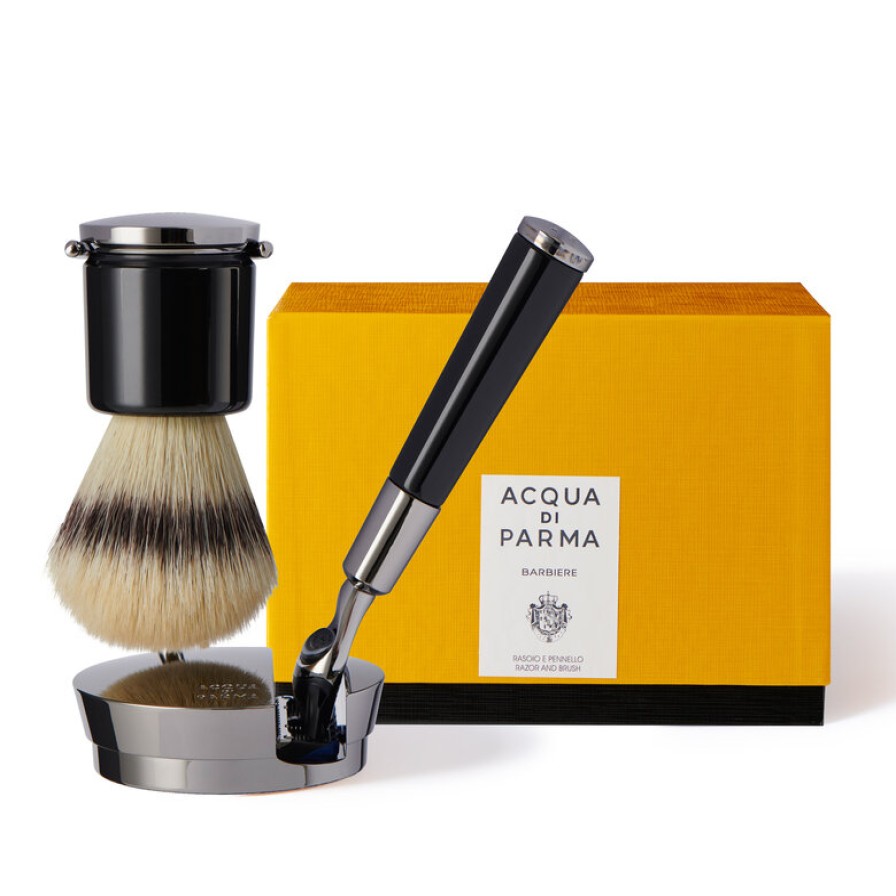 Acqua di Parma Set | Rasoio E Pennello Deluxe Stand | Acqua Di Parma