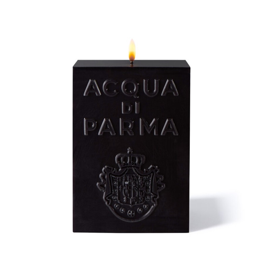 Acqua di Parma Cubo | Candela Cubo Nera Collezione Candele Cubo | Acqua Di Parma